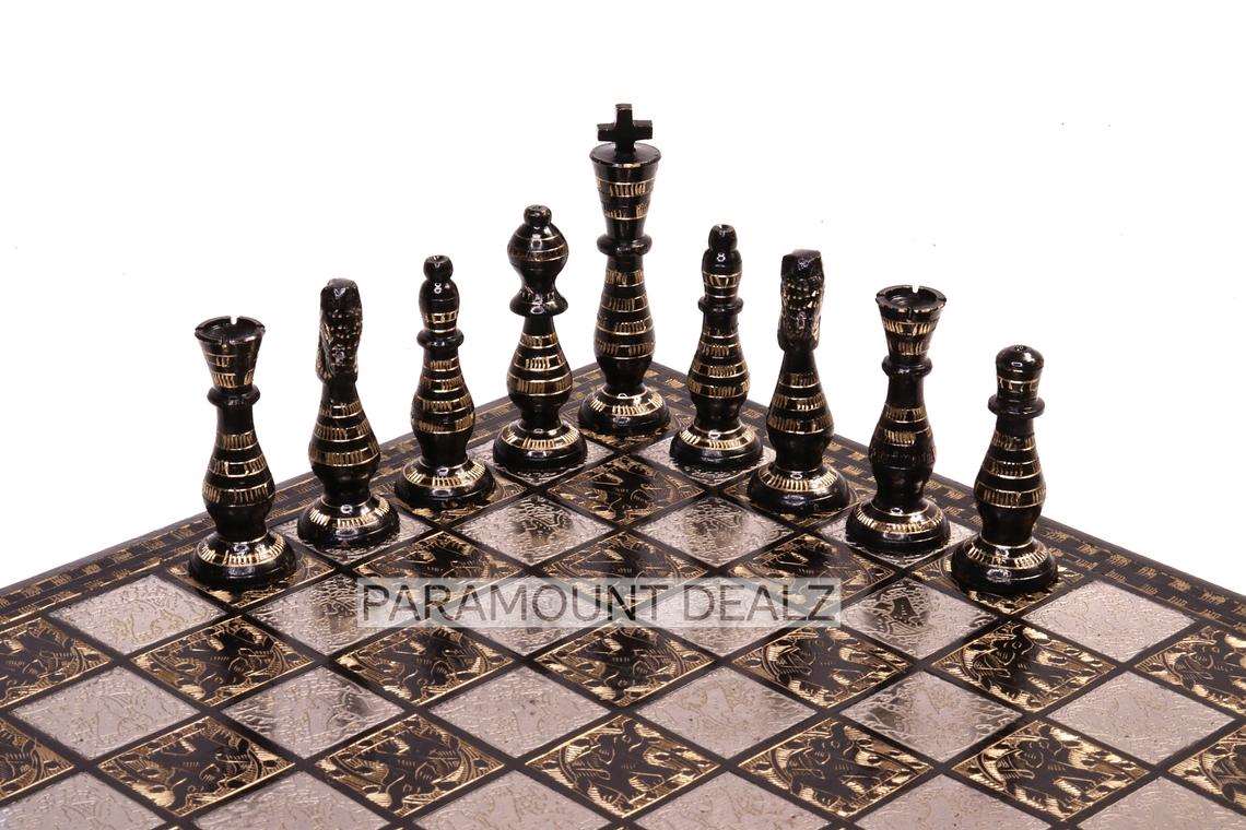 Marble Carved Chess Pieces Full 32 Pieces Board Games King Queen popular Pawns Bishop