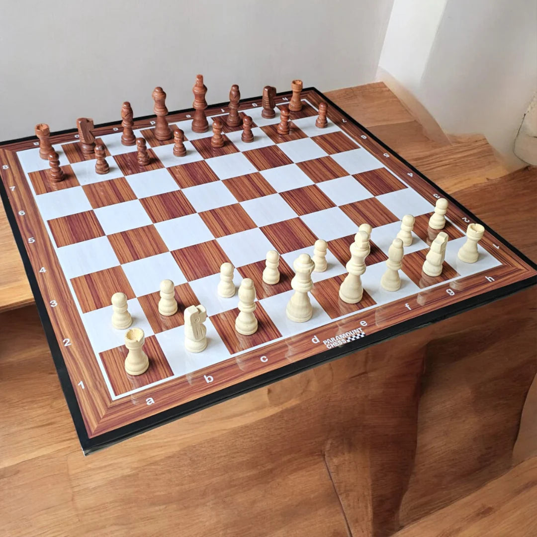 19-Inch Wooden Laminated Chess Board – Board Only (No Pieces Included) ♟️✨