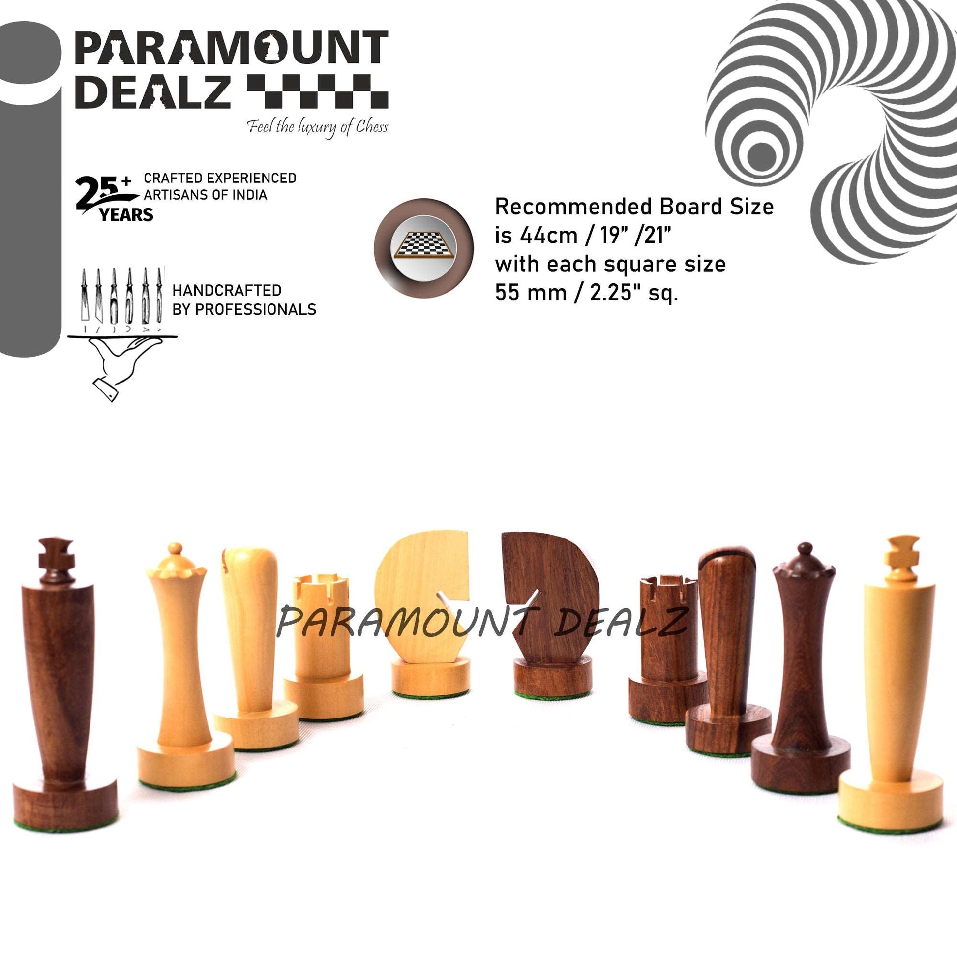 Century series Chess pieces in Indian