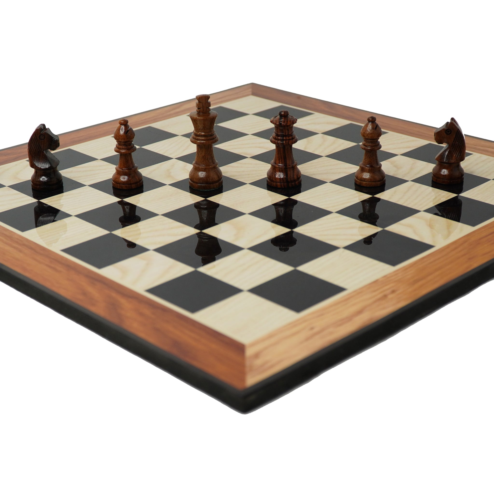 14 Inches Wooden Laminated Magnetic Chess Set