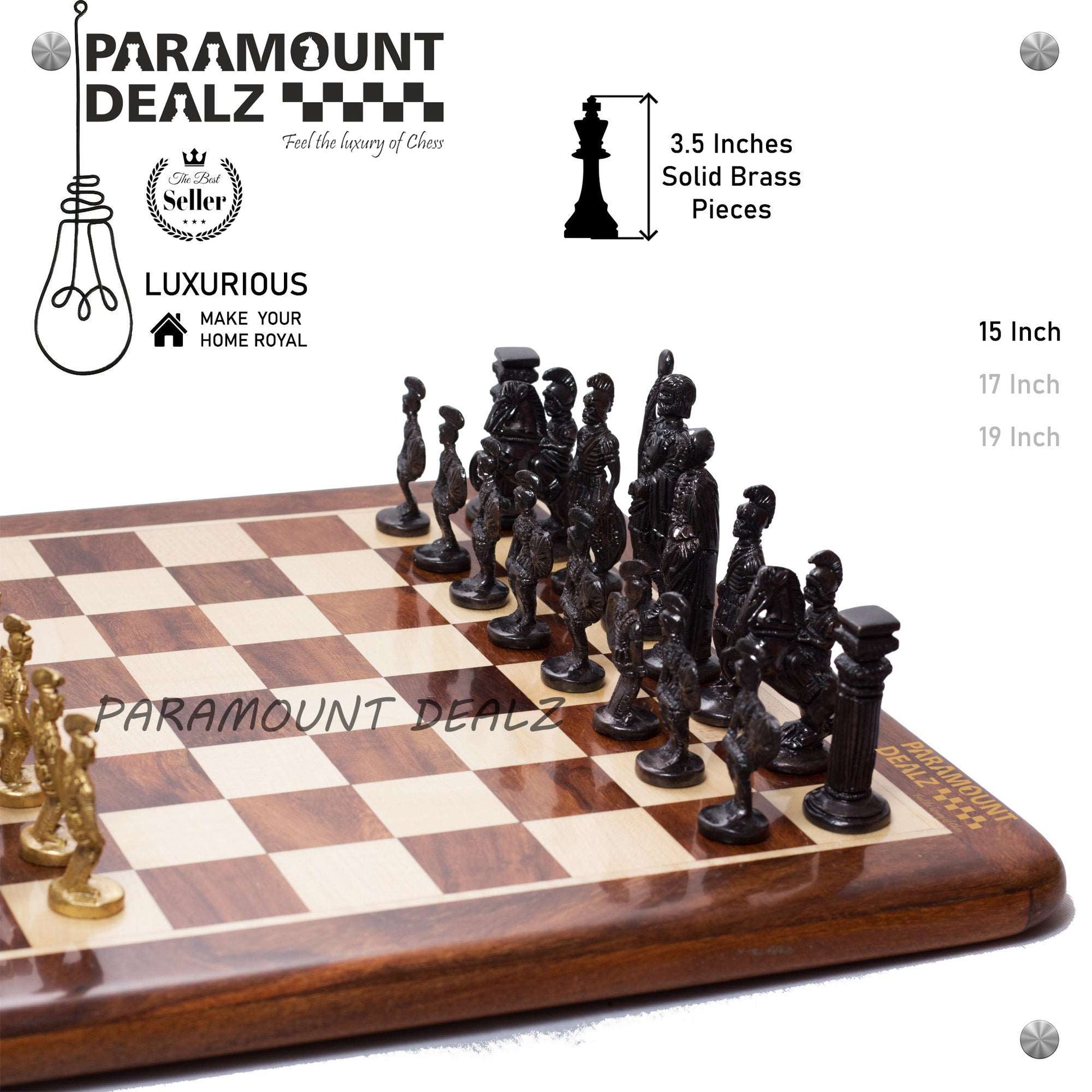 Handcrafted Brass Chess Set