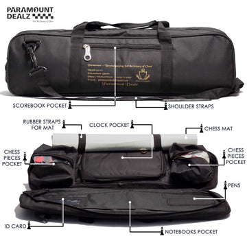 Grand Master Edition Professional Chess Bag