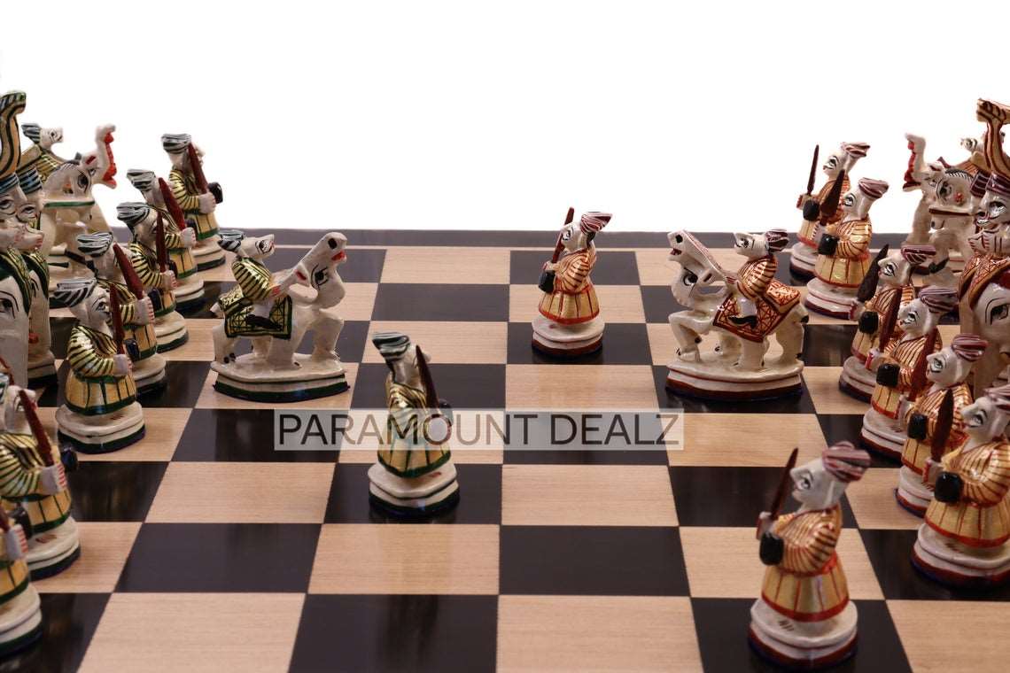 Paramount Dealz Royal Maharaja Handmade Chess Board Game Set