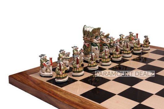 Paramount Dealz Royal Maharaja Handmade Chess Board Game Set - 21