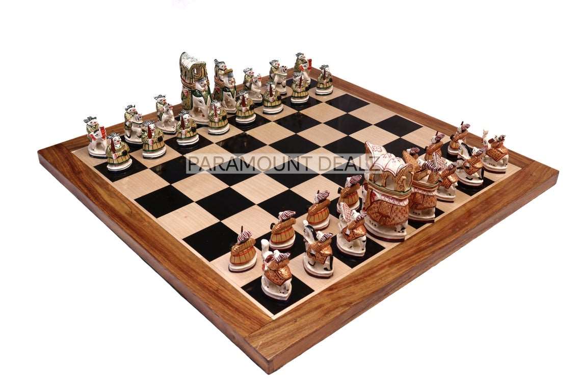 Paramount Dealz Royal Maharaja Handmade Chess Board Game Set