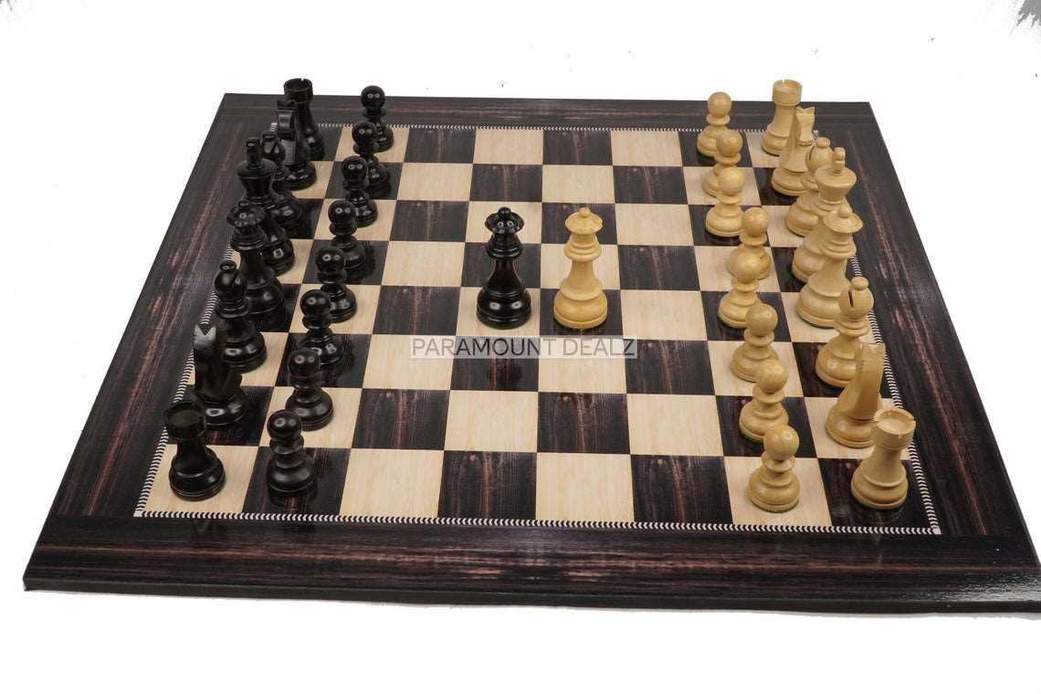 Wooden Laminated Chess Board Game