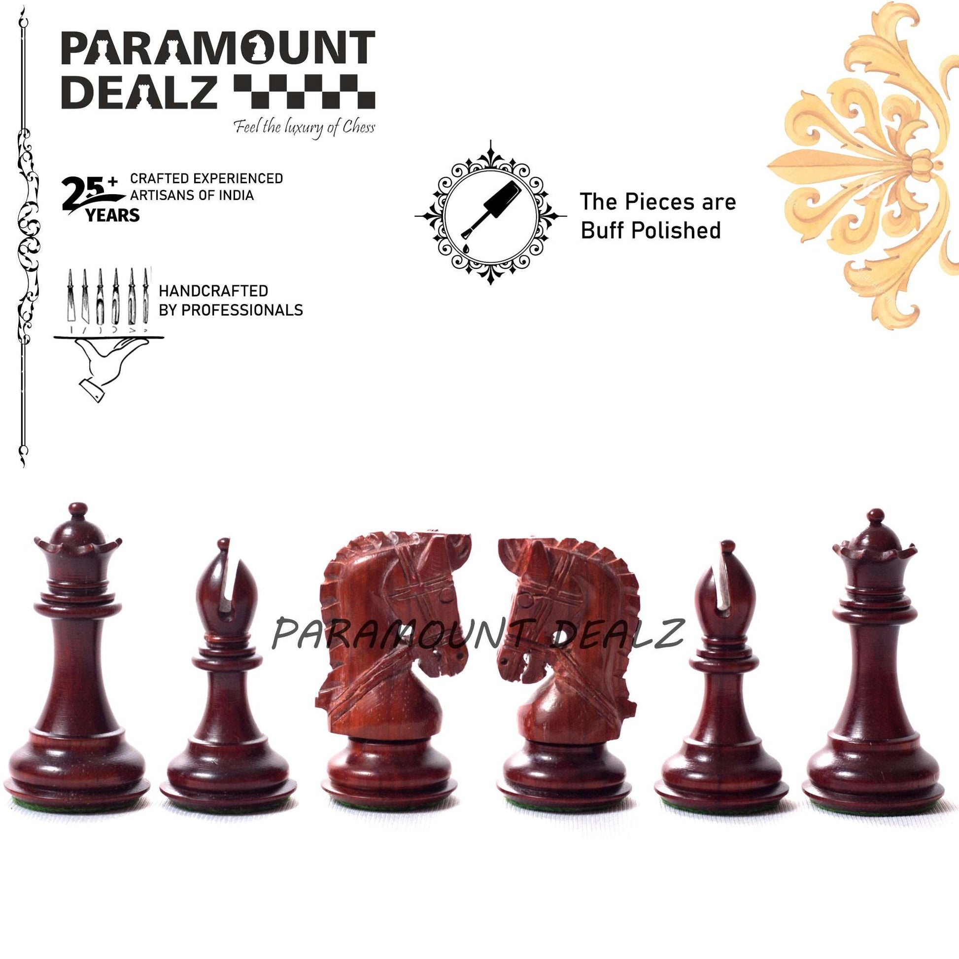 Wooden weighted Chess Pieces