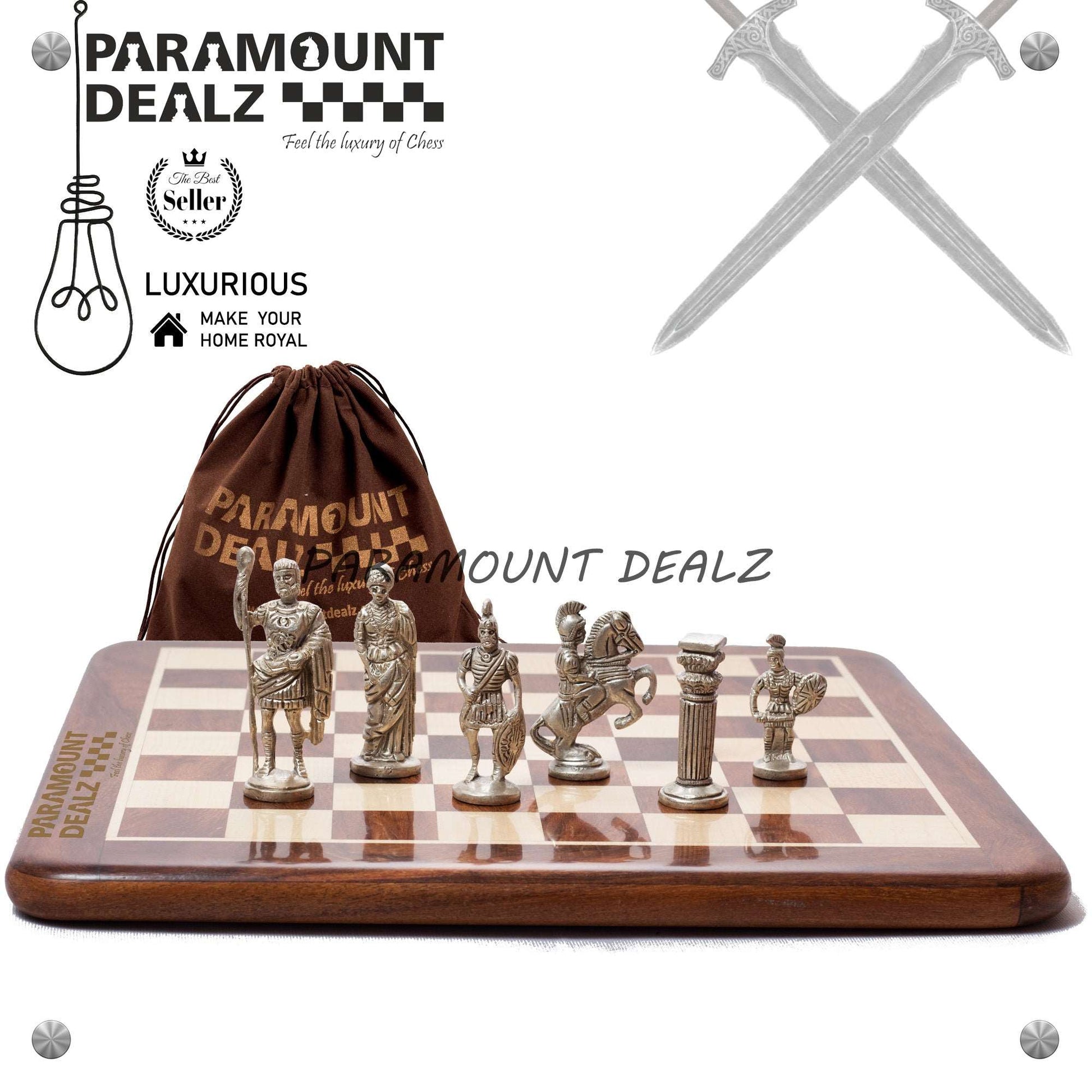 Handcrafted Brass Chess Set