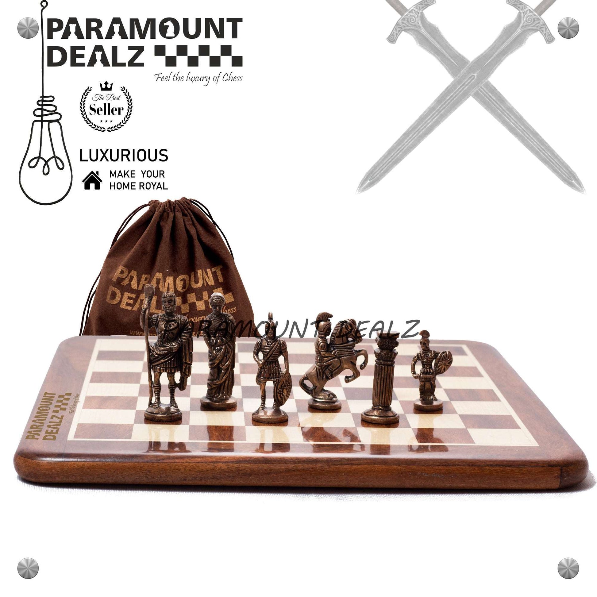 Handcrafted Brass Chess Set