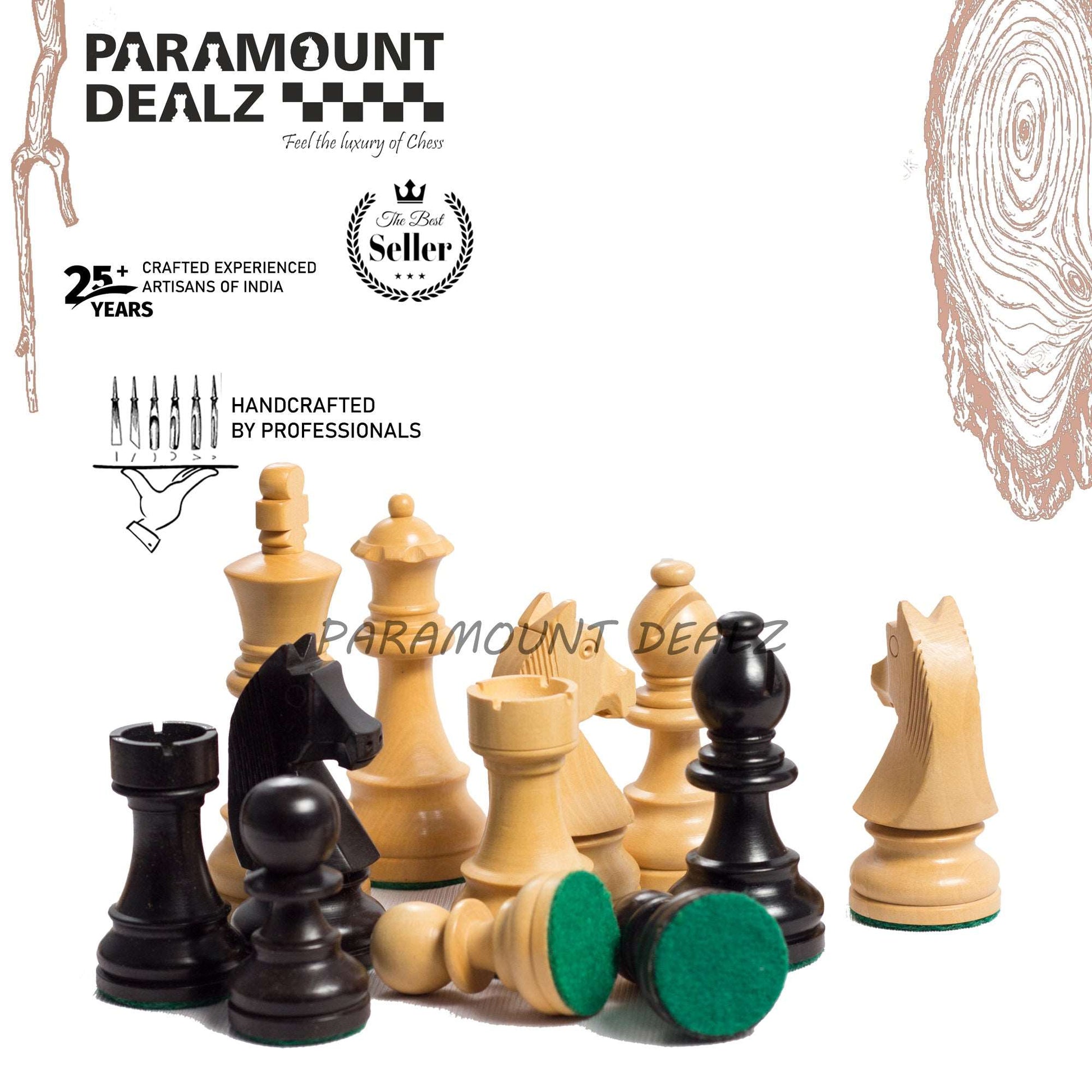 Wooden Chess Pieces set