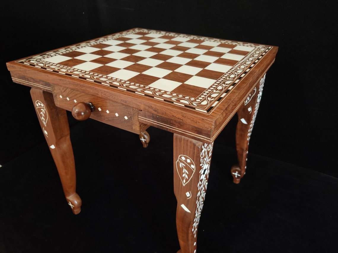 Chess Board Game Table