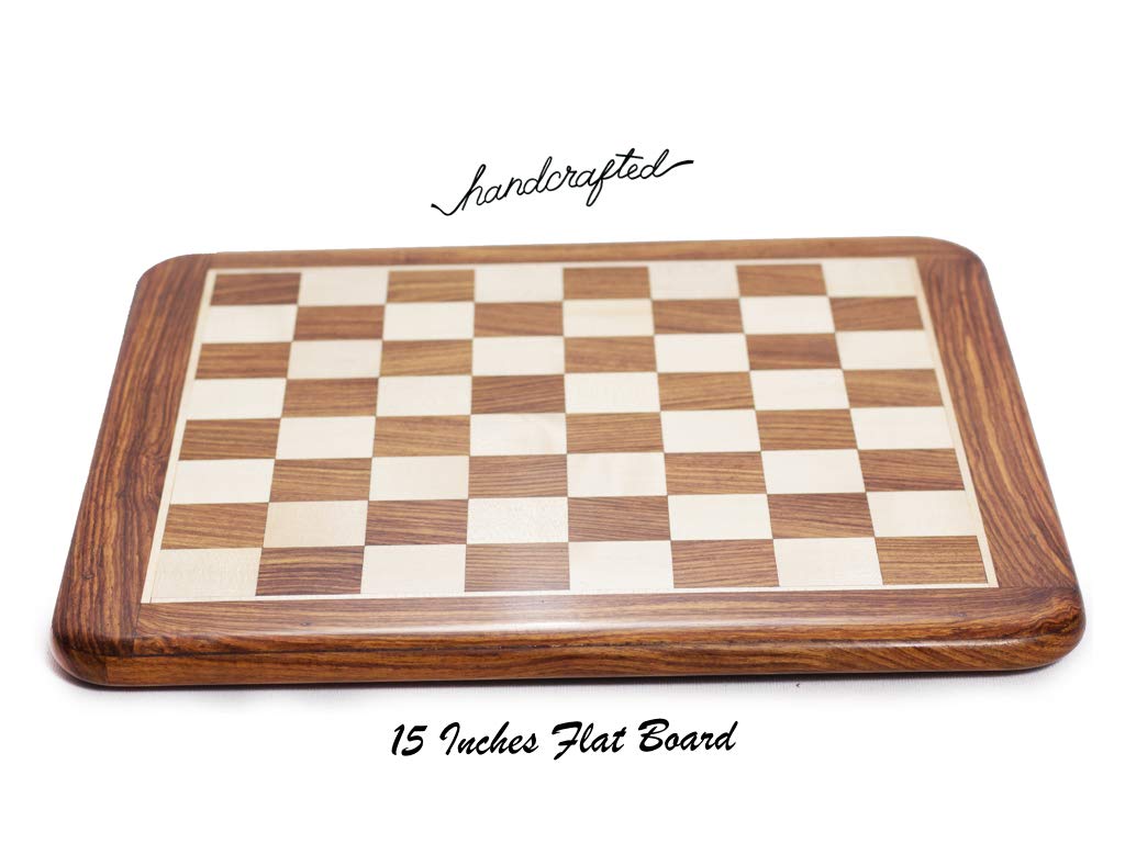 Hand Crafted Wooden Inlaid Carving Chess Set