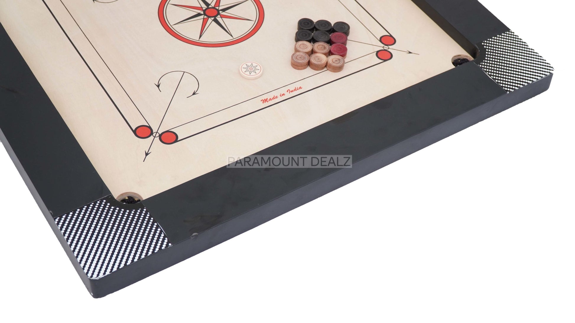 THOR SERIES PROFESSIONAL CARROM BOARD WITH CARROM COINS