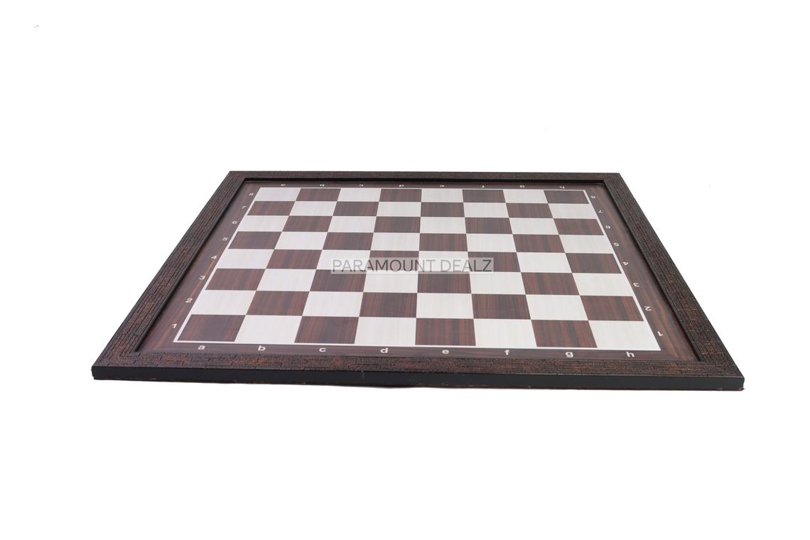 Wooden Laminated 21" Chess Board Game Set