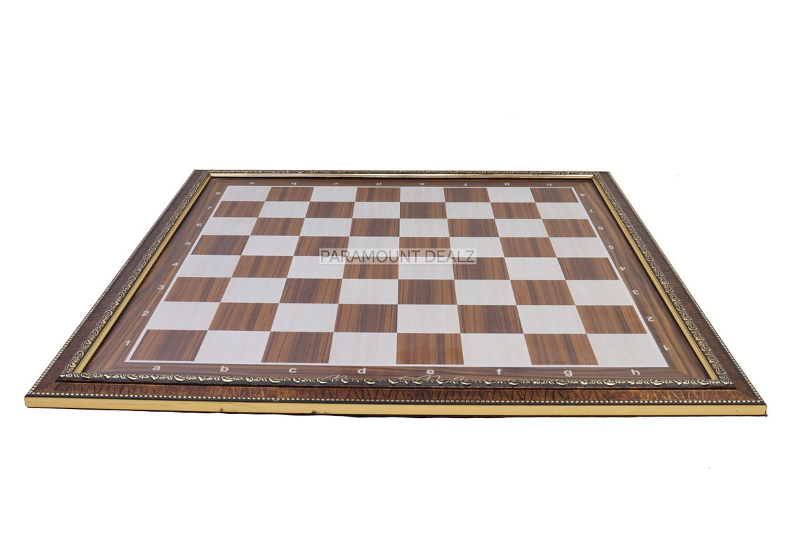 Wooden Laminated 21" Chess Board Game Set