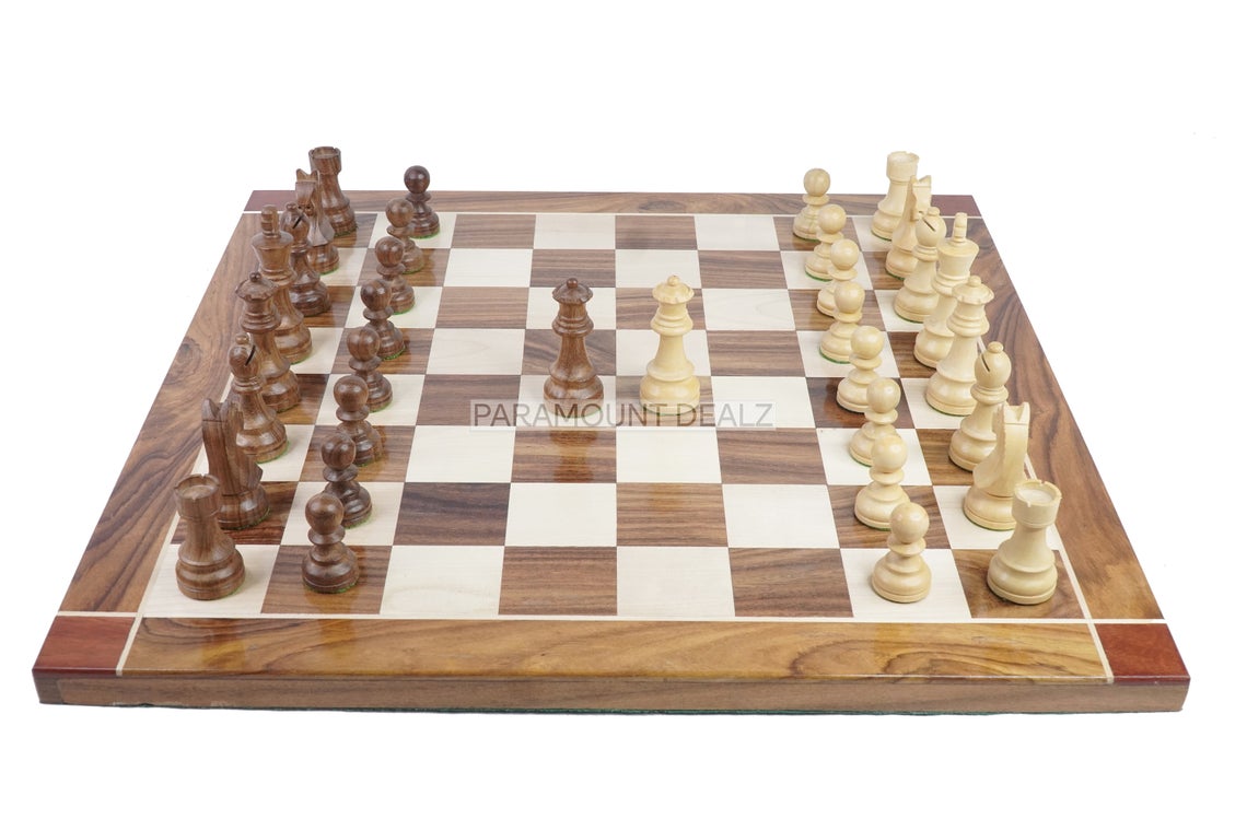 Personalized Wooden Chess Board Game Set