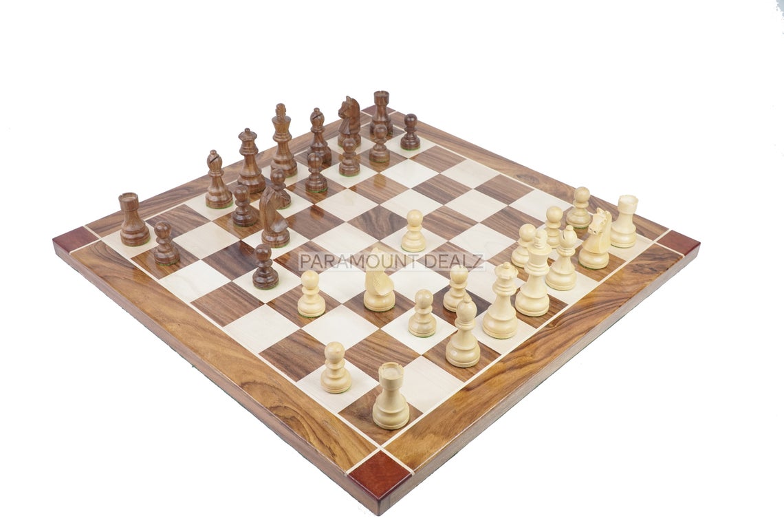 Personalized Wooden Chess Board Game Set