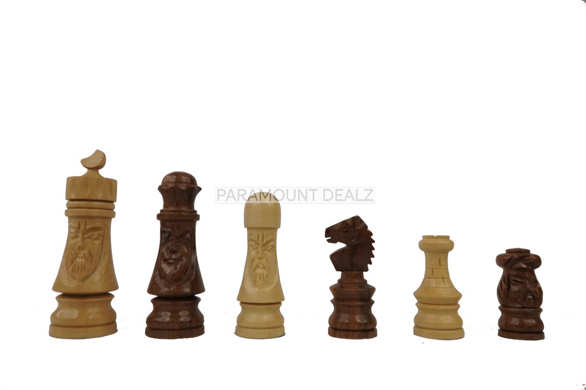 Japanese Style Handcrafted Chess Pieces