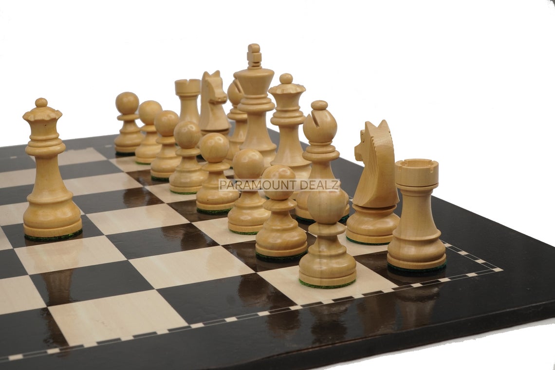 Wooden Laminated Chess Board Game