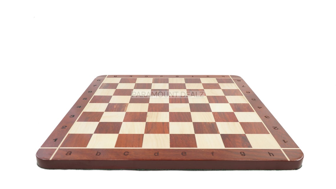 Wooden Chess Board with Free Chess Bag