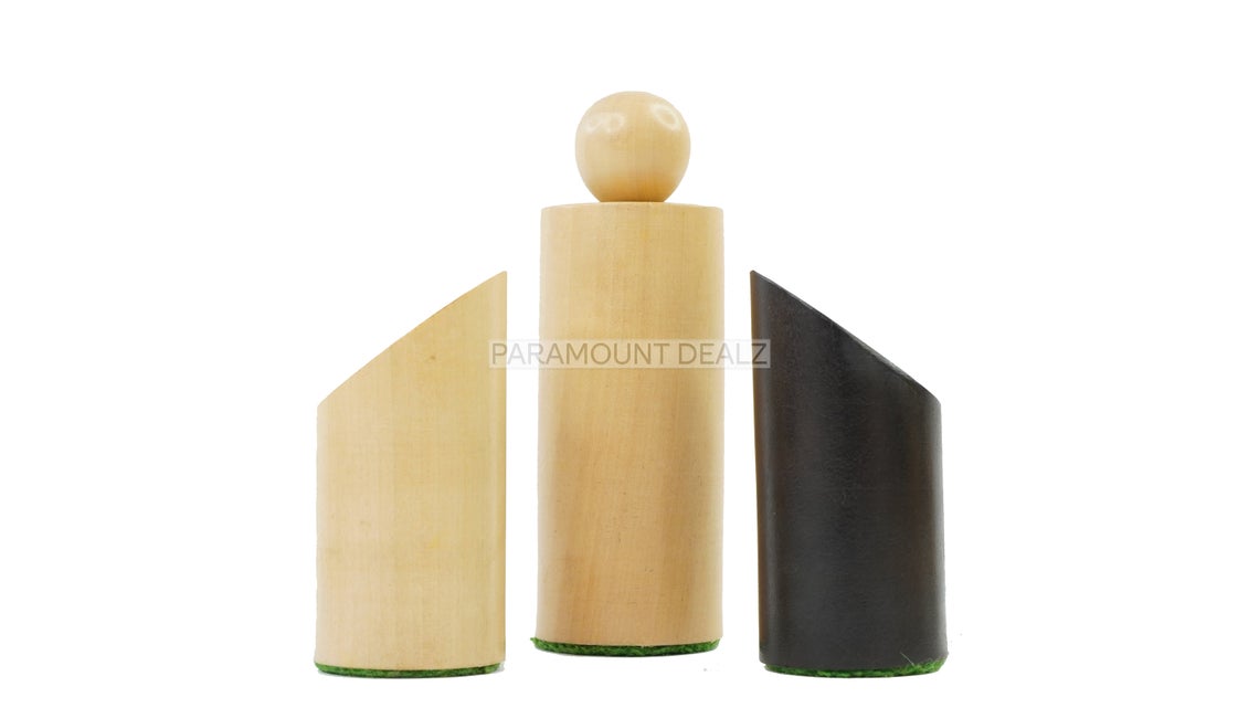 King Size Wooden Chess Pieces Set