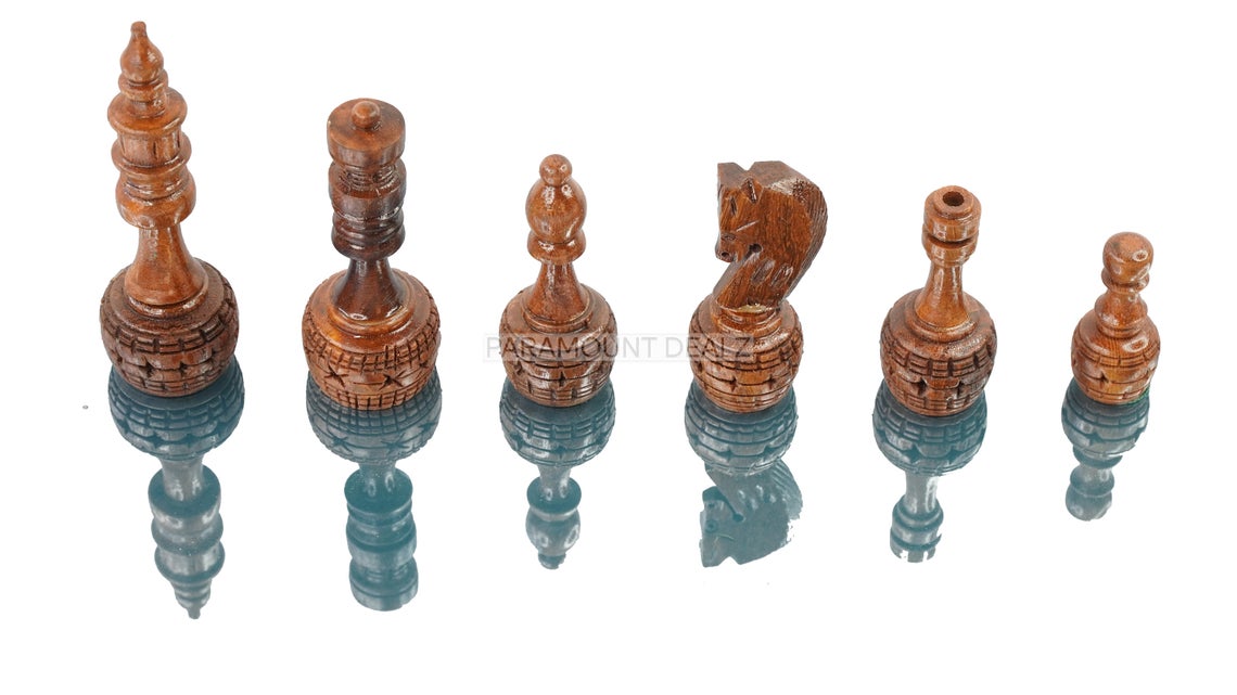 Chessmen Wooden Chess Pieces