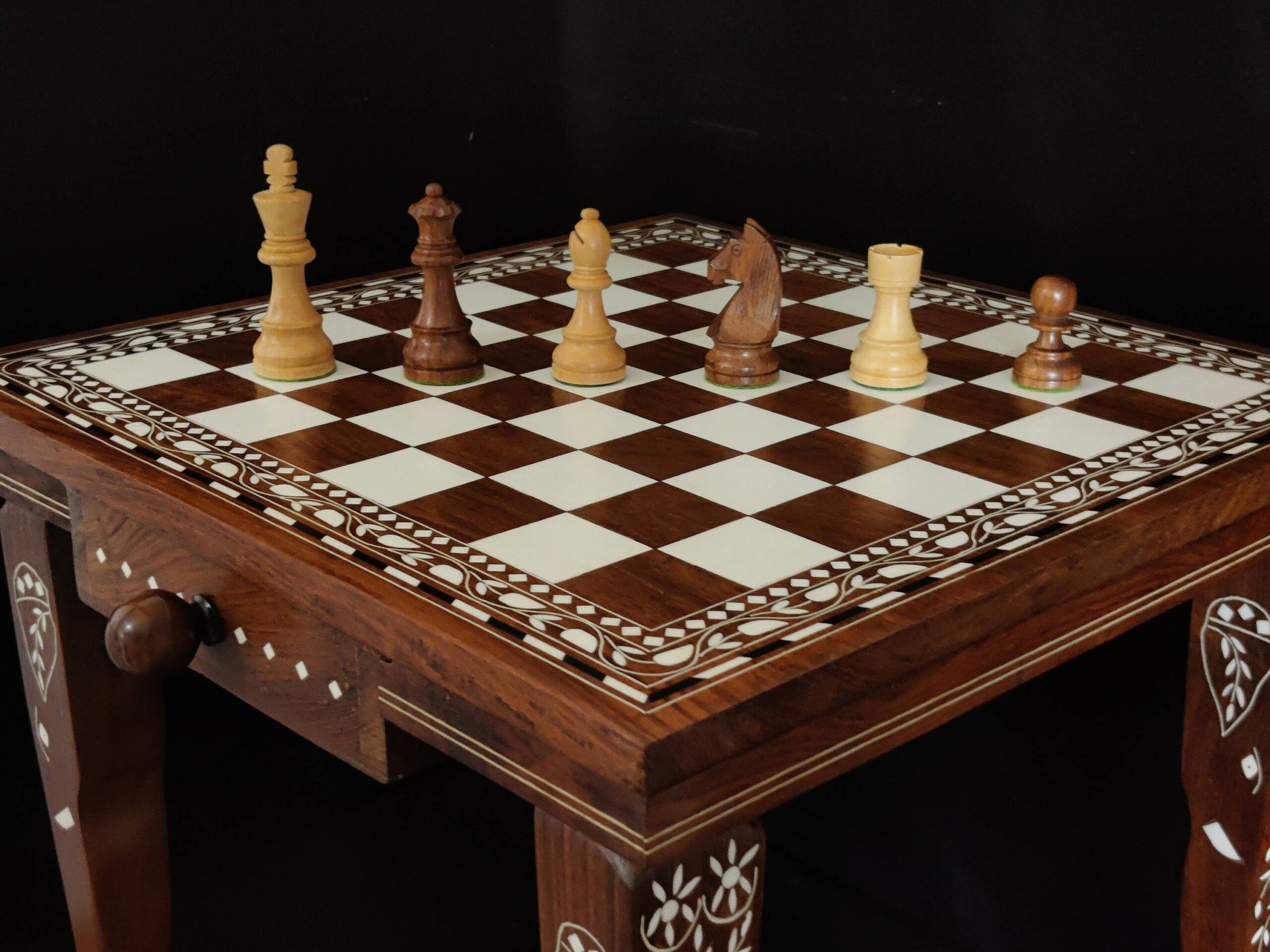 Chess Board Game Table