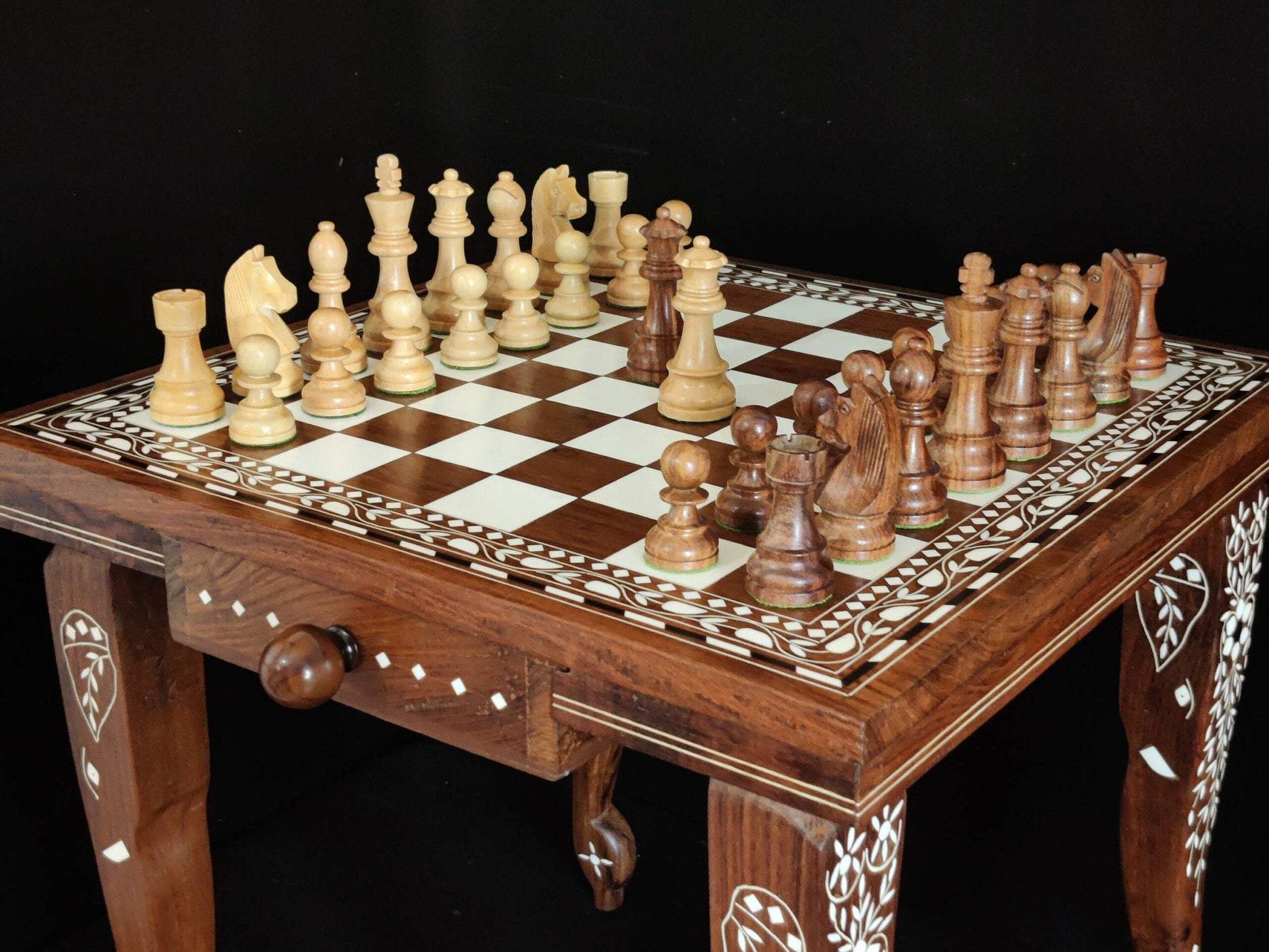 Chess Table Wooden